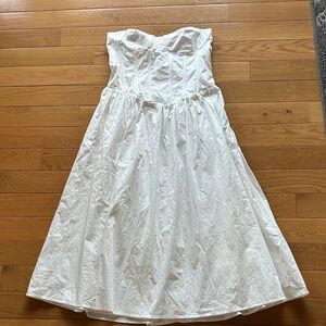 Forever 21 Strapless White Dress